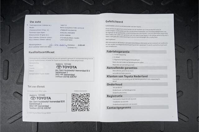 Toyota RAV4 2.5 Hybrid AWD Executive Leder ACC Camera Trekhaak 19"