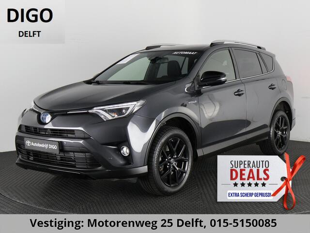 Toyota RAV4 2.5 HYBRID BLACK EDITION AUTOMAAT GARANTIE 6-2028 NAVI.PDC.CAMERA.18 INCH. SLECHTS 99.000 KM.