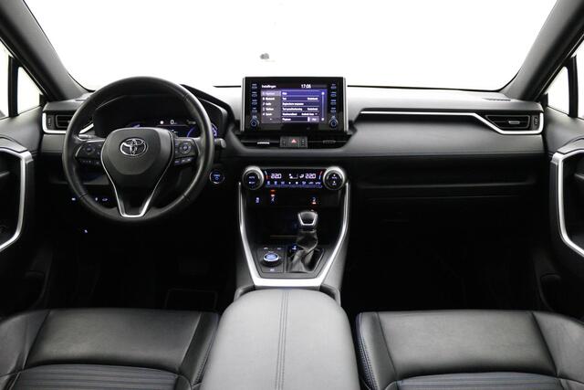 Toyota RAV4 2.5 Hybrid AWD Bi-Tone | Leder | Stoel en stuurverwarming | Trekhaak | 1650 kg trekgewicht |