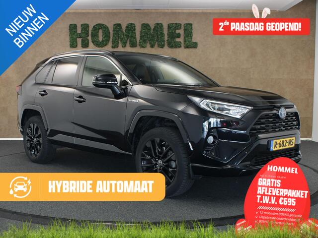 Toyota RAV4 2.5 Hybrid AWD Black Edition - ELEKTRISCHE ACHTERKLEP - KEYLESS ENTRY/START - VOORRUITVERWARMING - STOEL/STUURVERWARMING - APPLE CARPLAY/ANDROID AUTO - CLIMATE CONTROL - ADAPTIEVE CRUISE CONTROL - AFNEEMBARE TREKHAAK (1650KG GEREMD) - 4 WIELAANDRIJVING