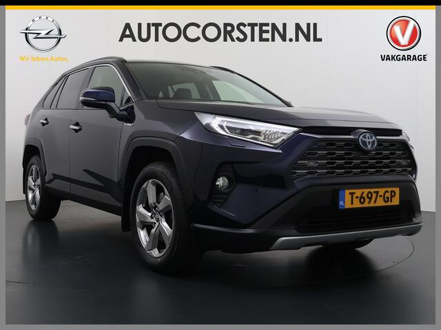 Toyota RAV4 2.5I Hybrid Leder+Verwarming+Memory Adap.Cruise Navi Camera Ecc Apple Carplay Android Auto Miracast(TM) Elek.Achterklep Active Stuur+Voorruit+Achterbankverwarming Keyless Lane Assist Privacy Glas Lmv Elek.Stoel Bluetooth Led
