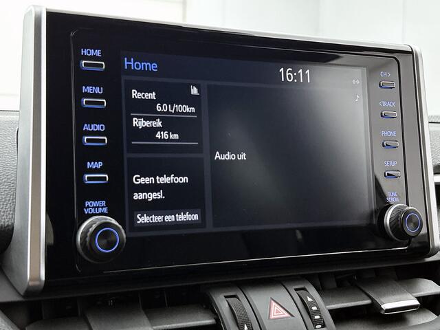 Toyota RAV4 2.5 Hybrid AWD Bi-Tone | 1650KG trekgewicht | Stoel+stuurverwarming | Elektrische Achterklep | Parkeersensoren Voor+achter | Draadloze telefoonlader | Apple CarPlay/Android Auto | Cruise Control Adaptive |