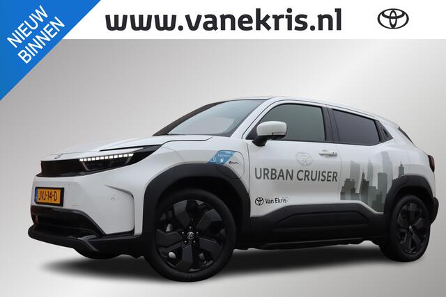 Toyota URBAN CRUISER Executive 61 kWh, Apple CarPlay, JBL, Android Auto, Adaptieve cruise control, Stoel / stuurverwarming met ¤1.500 demovoordeel
