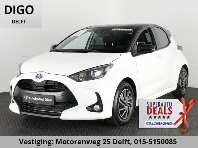 Toyota YARIS 1.5 HYBRIDE BLACK & WHITE GARANTIE 3-2034 AUTOMAAT. CLOUD NAVI. SLECHTS 17.000 KM.