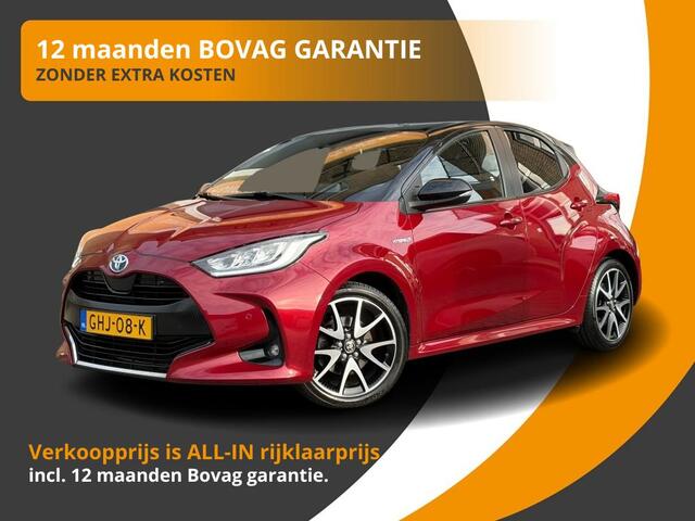 Toyota YARIS 1.5 HYBRID LAUNCH EDITION BI-TONE NAVI/HALF LEDER/STOELVERW./CAMERA