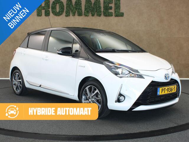 Toyota YARIS 1.5 Hybrid Premium - ORIGINEEL NEDERLANDSE AUTO - PANORAMADAK - PARKEERSENSOREN VOOR EN ACHTER - KEYLESS ENTRY & START - NAVIGATIE - ACHTERUITRIJ CAMERA - HOMMEL ONDERHOUDEN