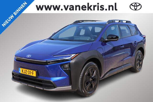 Toyota bZ4X Touring Executive AWD 75 kWh, Panoramisch dak, Stoelverwarming en Koeling, BSM, JBL, DEMOVOORDEEL ¤2.000,-!