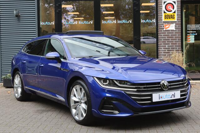 Volkswagen Arteon Shooting Brake 1.4 TSI eHybrid R-Line Pano/IQ.Light/Navi Pro/360/Keyless/Elek. lederen R Sportstoelen/DCC/ACC/Virtual Cockpit/19"