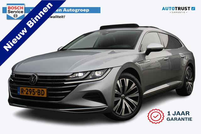 Volkswagen Arteon Shooting Brake 1.4 TSI 218PK eHybrid Elegance Business+ | Incl. 12 maanden garantie | Panoramadak | Adaptive cruise | Clima | Trekhaak wegklapbaar | LED | Stoelverwarming V+A | Camera | Elektr. kofferklep | Alcantara/leer stoelen | Keyless entry | Dealer