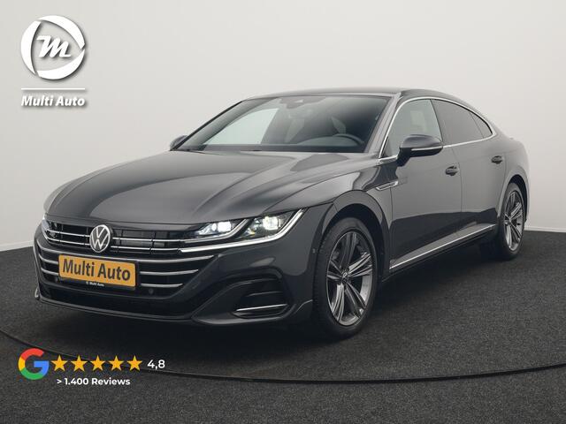 Volkswagen Arteon 1.4 TSI eHybrid R-Line Plug In Hybrid 218pk Dealer O.H. PHEV | Lederen Sportstoelen Memory & Massage | Adaptive Cruise | Camera | Matrix LED | Apple Caplay | Voorstoelen Verwarmd | Blis | Virtual | Navigatie | DAB |