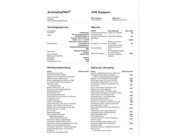 Volkswagen Arteon Shooting Brake 1.4 TSI eHybrid Elegance Panodak | Vol Leer | Standkachel | Head-up | Keyless | Memory | IQ Light | Elektrische kofferklep |