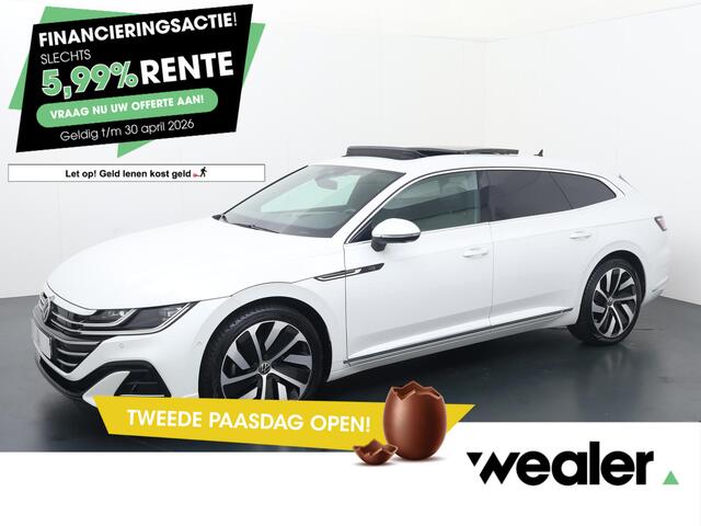 Volkswagen Arteon Shooting Brake 1.4 TSI eHybrid R-Line Business+ | 218 PK | SoH 86% | Automaat | Multifunctioneel stuurwiel | Stoelverwarming | Panoramadak | Inklapbare trekhaak |