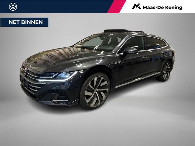 Volkswagen Arteon Shooting Brake 1.4 TSI 218pk DSG eHybrid R-Line Business+ · Panoramadak · Leder · 360 Camera · Wegklapbare Trekhaak · Apple/Android Car Play · Navigatie · 19'' Inch · Dodehoeksensor · Elektrische stoelverstelling ·