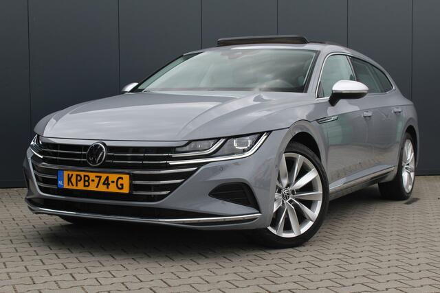 Volkswagen Arteon Shooting Brake 1.4 TSI eHybrid Elegance Business+ | Incl. 12 maanden garantie | Trekhaak | Schuif/kantel dak | Stoelen verwarmd | Achteruitrijcamera | Parkeersensoren | Apple carplay/Android auto | Climate control | Adaptive cruise control | Airco | Bluet