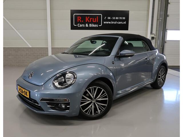 Volkswagen BEETLE (NEW) Cabriolet 1.2 TSI Sound Airco-ecc Navigatie App connect Bluetooth Stoelverwarming Boekjes Sportvelgen 17 inch Parkeersensoren Windscherm 2e Eigenares Nieuwstaat