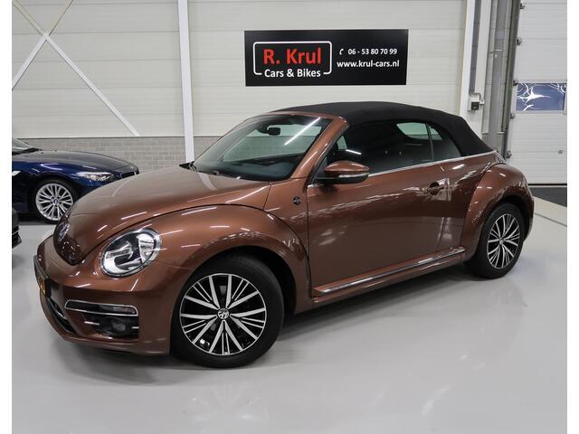 Volkswagen BEETLE (NEW) Cabriolet 1.2 TSI Sound 2018 Airco-ecc Navigatie App connect Stoelverwarming Windscherm 1e Eigenares Dealer onderhouden 17 inch Sportvelgen Zeer nette staat Dark Bronze metallic
