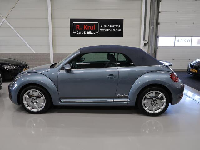 Volkswagen BEETLE (NEW) 1.4 TSI Denim Sportstoelen Xenon Automaat Fender App connect LED PDC Navigatie 18 inch Windscherm 1e Eigenaar Extra meters Afdekhoes Nieuwstaat Lage km.stand