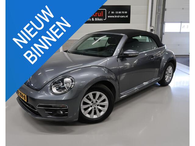 Volkswagen BEETLE (NEW) Cabriolet 1.2 TSI Design Airco-ecc Stoelverwarming Navigatie Sportvelgen PDC Windscherm Boekjes aanwezig Bluetooth Elektrische cabrioletkap Cruise control Metallic lak Nette staat