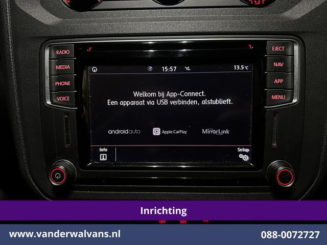 Volkswagen CADDY 2.0 TDI 102pk L2H1 Inrichting Euro6 Airco | Navigatie | Apple Carplay | Android Auto | Cruisecontrol LED, Parkeersensoren, Verwarmde voorruit