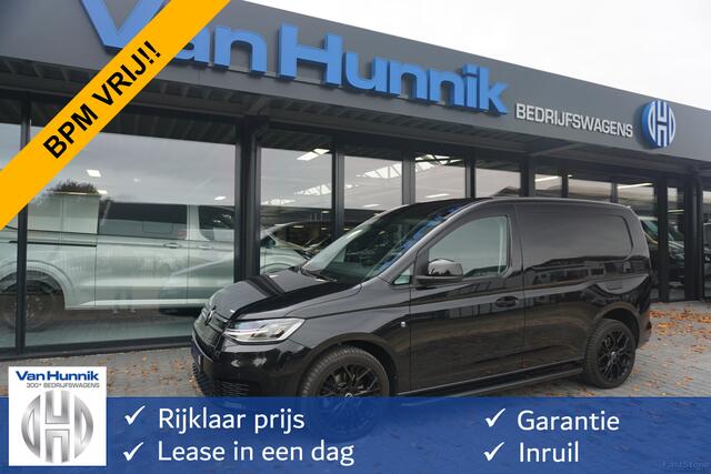 Volkswagen CADDY 2.0TDI 122PK DSG AUT Black Edition BPM VRIJ!! Apple Carplay, Camera, LED, 18" Velgen, Trekhaak C02