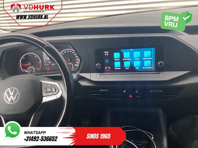Volkswagen CADDY Cargo 2.0 TDI 125 pk BPM VRIJ! LED/ Carplay/ Stoelverw./ Cruise/ Airco/ Camera/ PDC/ LMV/ Trekhaak