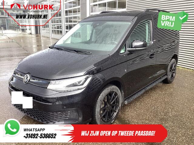 Volkswagen CADDY Cargo 2.0 TDI 125 pk DSG Aut. Black Edition LED/ Adapt.Cruise/ Standkachel/ Stoelverw./ Leder/ Carplay/ Navi/ LMV/ Sidebars/ Trekhaak/ Airco