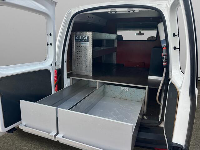 Volkswagen CADDY 2.0 TDI Euro 6 Comfortline- RVS Kastinrichting, Watertank, Carplay, Navigatie, Clima, Cruise, Grijs kenteken