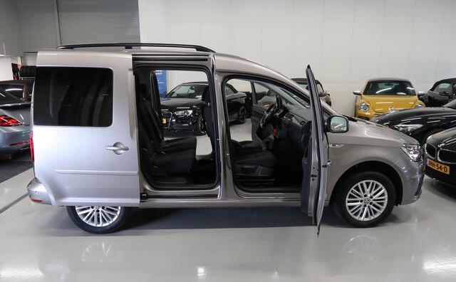 Volkswagen CADDY 1.4 TSI Comfortline 5 zitplaatsen, 2x schuifdeur, airco-ecc, app connect, stoelverwarming, pdc, multifunctioneel stuurwiel, extra getint glas, boekjes aanwezig, sportvelgen