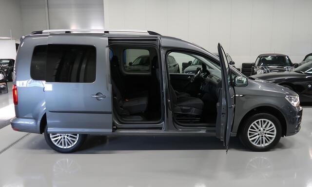 Volkswagen CADDY MAXI 1.4 TSI DSG Automaat 7 persoons ACC ECC App connect Cruise Control Airco Navigatie Multifunctioneel stuur Extra getint glas Sportvelgen Dealer onderhouden Nieuwstaat