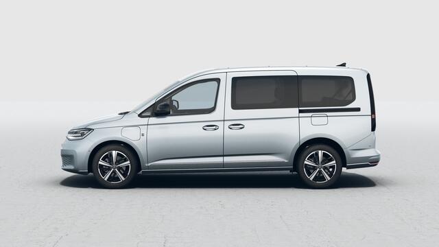 Volkswagen CADDY MAXI Bedrijfswagens Kombi Style 1.5 eHybrid EU6 85 kW (115 pk) 6 versn. DSG | Achterklep met elektrische sluithulp | App Connect draadloos | Trekhaakvoorbereiding | 17'' lichtmetalen velgen |