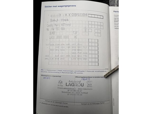 Volkswagen CADDY MAXI 1.4 TSI Trendline 96kw Life ( Carplay /Android, Camera, Trekhaak, Cruise Control) RIJKLAARPRIJS!