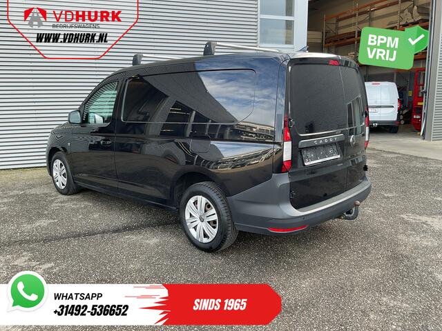 Volkswagen CADDY MAXI Cargo 2.0 TDI 125 pk DSG Aut. Standkachel/ Stoelverw./ Carplay/ Airco/ Dakdragers/ Cruise/ PDC/ Trekhaak
