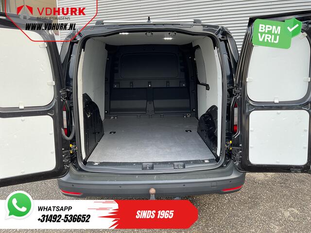 Volkswagen CADDY MAXI Cargo 2.0 TDI 125 pk DSG Aut. Standkachel/ Stoelverw./ Carplay/ Airco/ Dakdragers/ Cruise/ PDC/ Trekhaak