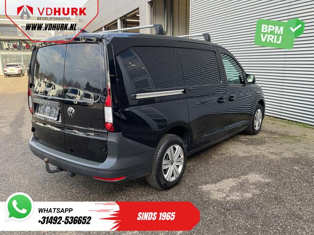 Volkswagen CADDY MAXI Cargo 2.0 TDI 125 pk DSG Aut. Standkachel/ Stoelverw./ Carplay/ Airco/ Dakdragers/ Cruise/ PDC/ Trekhaak