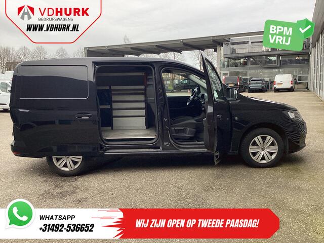 Volkswagen CADDY MAXI Cargo 2.0 TDI 125 pk DSG Aut. L2 Standkachel/ Carplay/ Stoelverw./ Inrichting/ Airco/ Cruise/ PDC/ Trekhaak
