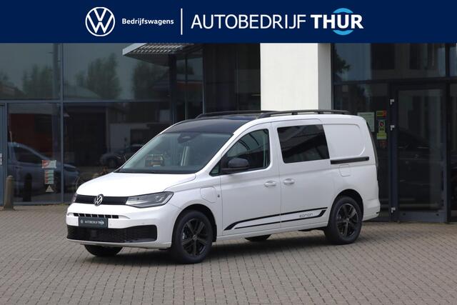 Volkswagen CADDY MAXI Flexible 1.5 TSI Hybride Limited Edition 115PK / 85kW DSG, Achteruitrijcamera (rear view), digital cockpit pro, climatronic, parkeersensoren voor en achter (pdc), DAB+, in hoogte verstelbare voorstoelen, cruise control, keyless start, LED verlichting, ele