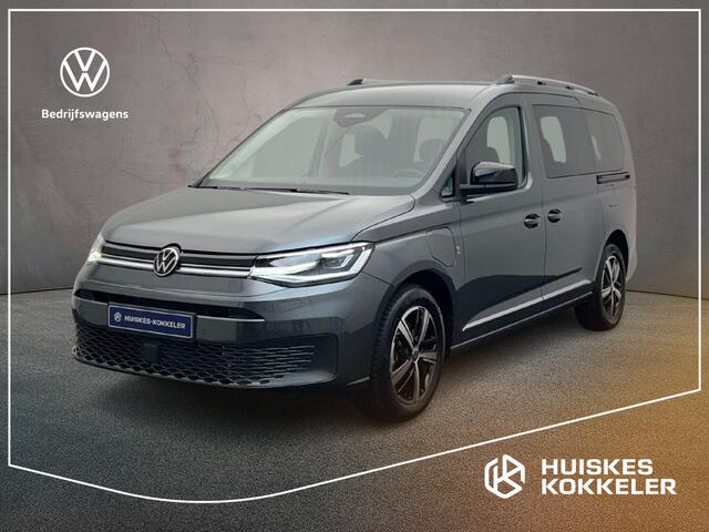 Volkswagen CADDY MAXI 1.5 TSI 150pk DSG eHybrid Style | Trekhaak | LED-koplampen | Navigatie | Camera | Adaptieve Cruise Control | Apple Carplay / Android Auto | Netto-VRIENDENprijs; RIJKLAAR INCL. BTW/BPM, (bij koop of lease via HK)