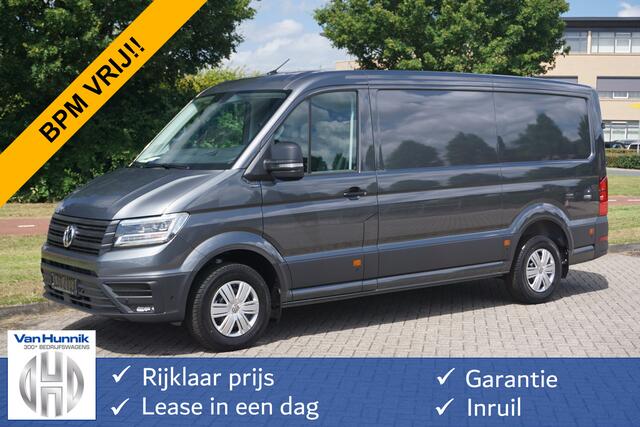 Volkswagen CRAFTER 35 177PK L3H2 AUT Facelift BPM VRIJ!! 13" Navi, Cam, Gev. Stoel, Alarm, LED!! NR. C493*