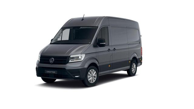 Volkswagen CRAFTER Bedrijfswagens Exclusive L3H3 2.0 TDI 130 kW 177 pk 8 versn. Auto | Red Line Pakket | Ergoactive geveerde bestuurdersstoel | Side assist dodehoekdetectie | Schuifdeur links | Stoelverwarming voor bestuurder en bijrijdersstoel |