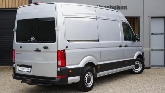 Volkswagen CRAFTER 35 2.0 TDI 177pk L3H3 Highline *MARGE BUS* 3-Zits LED Trekhaak ACC Standkachel! 3500kg Trekgewicht! *Zeer Nette Crafter*