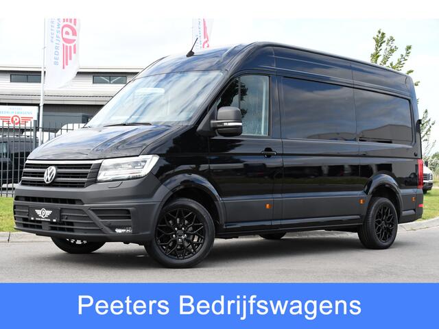Volkswagen CRAFTER 35 2.0 TDI L3H3 Black Edition Adaptieve Cruise, Camera, Carplay, 177pk, Automaat, LED, Stoelverwarming, Multimedia, BOM VOL!