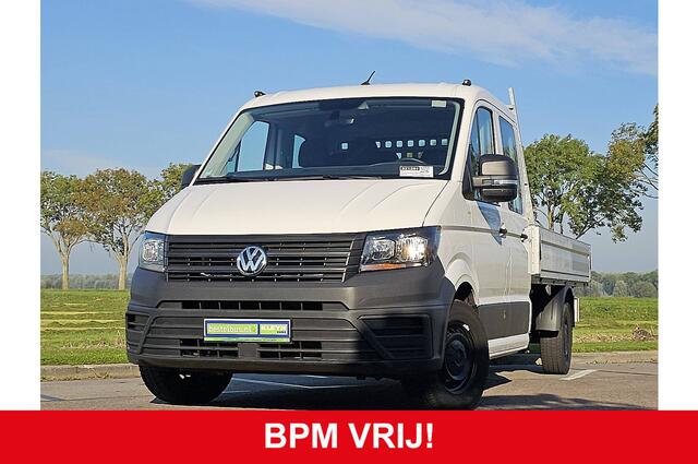 Volkswagen CRAFTER 35 2.0 TDI DC L4 Open-Laadbak Trekhaak 140Pk Euro6 Airco!