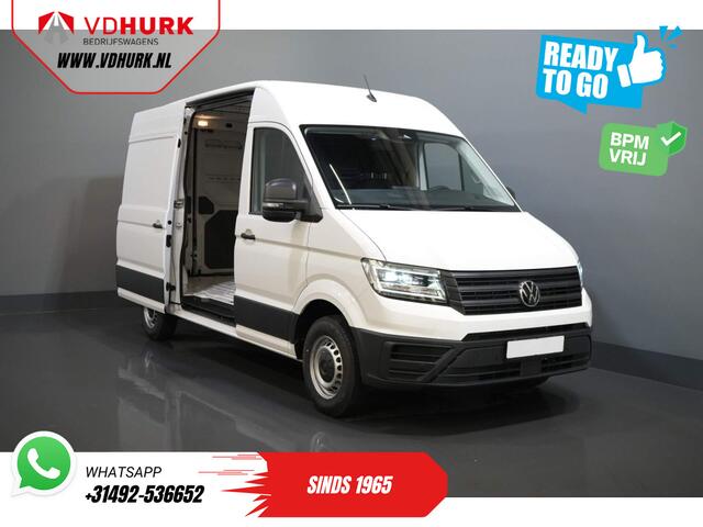 Volkswagen CRAFTER 35 2.0 TDI 140 pk DSG Aut. L3H3 BPM VRIJ! Carplay/ Gev.Stoel/ LED/ Virtual Cockpit/ Camera/ Cruise