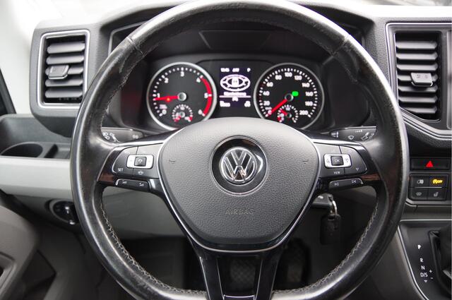 Volkswagen CRAFTER 35 2.0 TDI L3H2 177PK AUT. LED, TREKHAAK, LEDER, ADAPT. CRUISE, CAMERA, STUUR VERWARMING, VOORRUIT VERWARMING, GLASSLOOK, NL AUTO, NAP