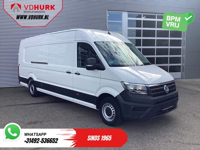 Volkswagen CRAFTER 35 2.0 TDI 140 pk L5H3 BPM VRIJ! 2x Schuifdeuren/ 270 Gr.Deuren/ Carplay/ Camera/ Airco