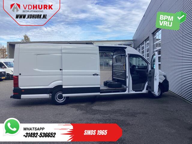 Volkswagen CRAFTER 35 2.0 TDI 140 pk L5H3 BPM VRIJ! 2x Schuifdeuren/ 270 Gr.Deuren/ Carplay/ Camera/ Airco