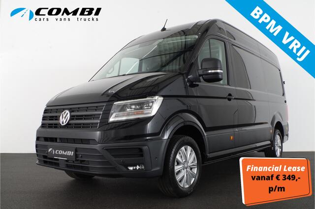 Volkswagen CRAFTER 35t 2.0 TDI L3H3 Highline Exclusive > 177pk/Nu leverbaar geen BPM/Geveerde stoel/LED/Camera/Trekhaak/Adapt. cruise Operational lease ook mogelijk!