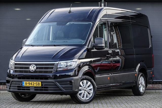 Volkswagen CRAFTER L3H2 | 2.0Tdi 140Pk Aut. | 35 | Dubbele Cabine | 6-Persoons | Trekhaak | 17'' | Deepblack