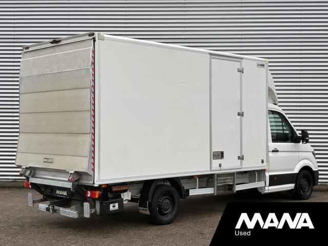 Volkswagen CRAFTER 2.0TDI 177PK Bakwagen Laadklep 750kg Lat om Lat Trekhaak Zijdeur Lederen bekleding Airco
