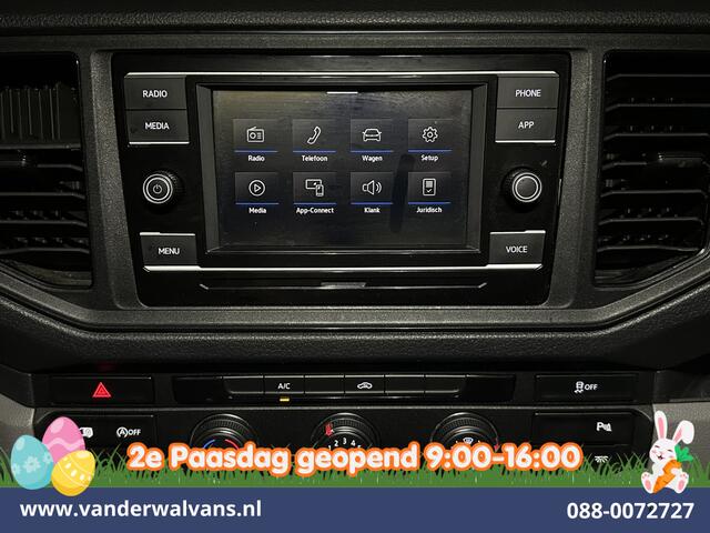 Volkswagen CRAFTER 2.0 TDI 141pk L3H3 L2H2 Euro6 Airco | Camera | Apple Carplay | Cruisecontrol | Chauffeursstoel Android Auto, Parkeersensoren, Bijrijdersbank, 3000kg trekvermogen